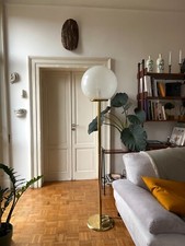 Lampada da terra stile Massimo Vignelli per Venini 