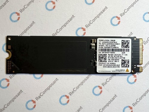 Ssd samsung pm991a 256go - ssd,