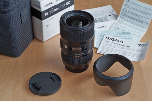 Sigma 35mm dc - f1.8, (aps-c)