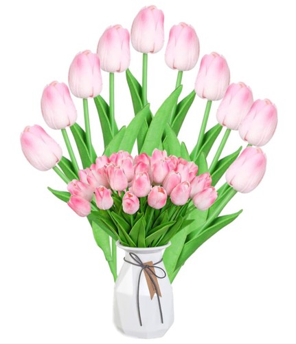 Mazzo tulipani rosa - mazzo, di
