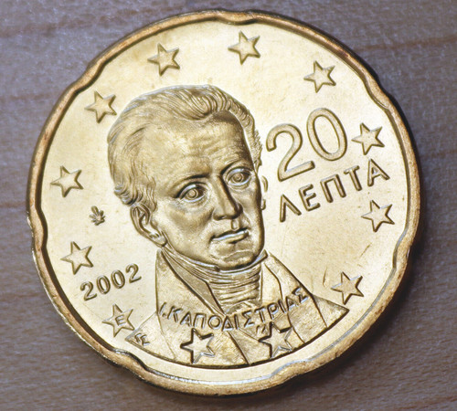 2002 grecia centesimi di - 2002, 20