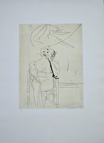 Bruno saetti acquaforte - bruno,