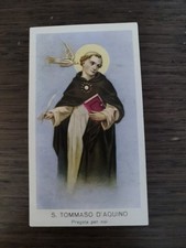 San Tommaso d'Aquino, Holy Card, C ED G MI 101