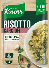 Risotto Con Carciofi, Risotto Pronto Con Ingredienti Naturali, 100% Riso Italian