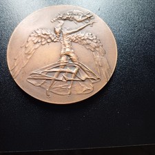 Medaglia In Bronzo Cassa Di Risparmio Teramo Mm 70 Lotto SC3 Buona Conservazione