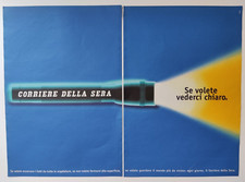 Pubblicita' Corriere Della Sera Se Volete Vederci Chiaro Advertising 1998 (R2)