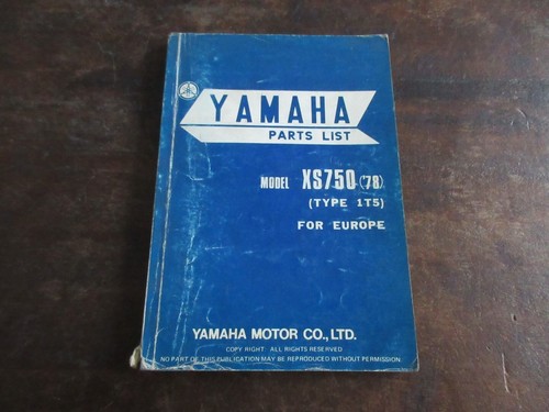 Yamaha xs750 1t5 1978 - 1978, oem