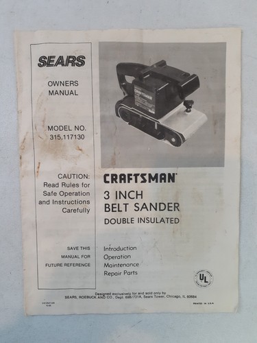 Levigatrice nastro sears - levigatrice,