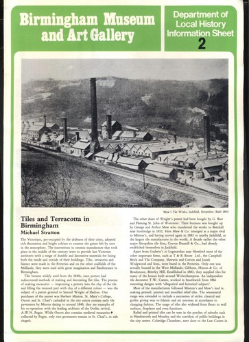 1981 birmingham museum info - birmingham,