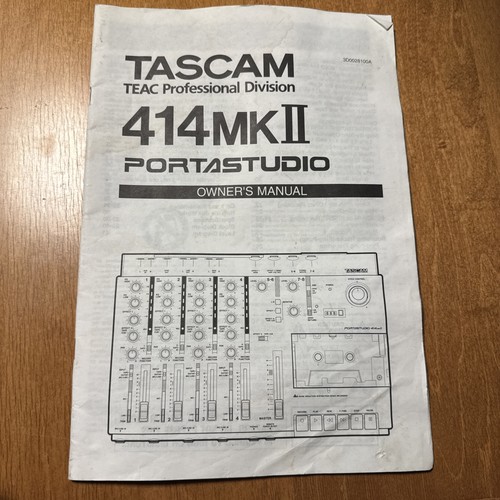 Manuale uso tascam 414mkii - tascam,