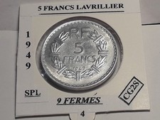 5 Francs Lavrillier 1949 9