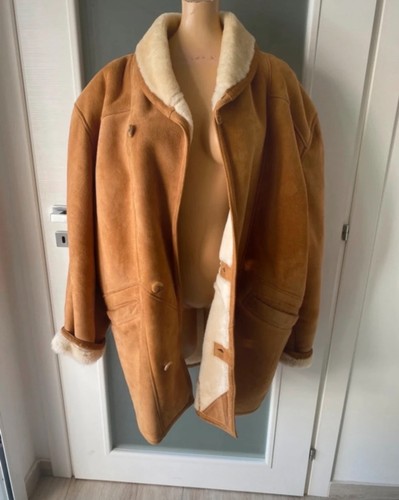 Montone lungo shearling - montone, camel