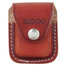 BORSA ZIPPO in vera pelle MARRONE!! Con logo LOOP e Zippo nuovo imballo originale