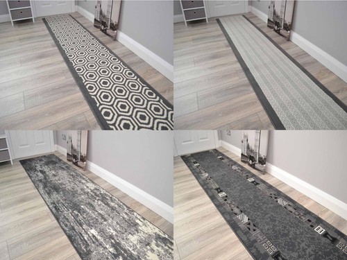Tappeto corridoio grigio