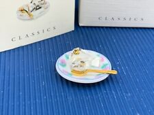 Statua Swarovski 174106 piatto con torta 3 cm. Con scatola originale e certif...