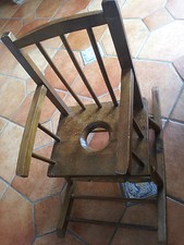 Sedia a dondolo 1900 per bambino rocking chair for children made ​​of solid wood