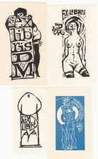 4 Exlibris Bookplate