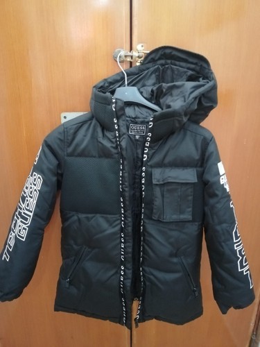 Giubbotto guess colore nero - giubbotto,