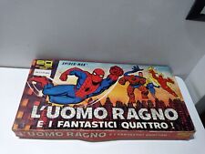 Completo 100% L'UOMO RAGNO E I FANTASTICI QUATTRO gioco anni 70 Editrice Giochi