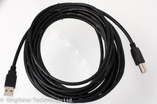 5m USB PC / Data Black Cable Lead for Epson  AcuLaser  C4200DNPC6 Printer