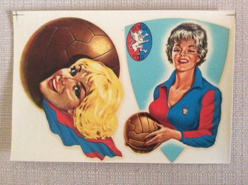 Cartolina calcio decalcomania - cartolina,
