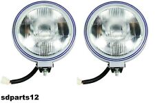 Coppia Faro Alogeno Profondità Luce di Direzione 23cm Auto Fuoristrada 12V H1