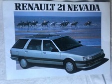 Renault 21 Nevada (89) Catalogo - Brochure - Depliant