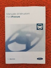 Manuale Istruzioni Ford Focus 2004 Uso E Manutenzione Libretto