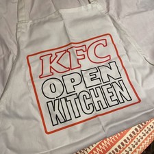 Grembiule Kentucky Fried KFC cucina aperta evento evento con collare regolabile