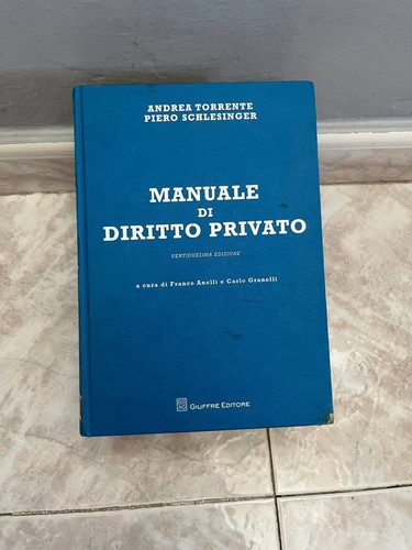 Manuale diritto privato - di,