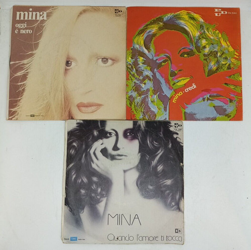 Lotto mina 45 giri disco - giri,