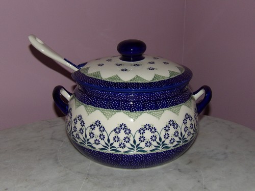 Zuppiera ceramica polacca - in,