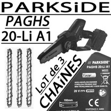 PARKSIDE lot de 3 chaines pour