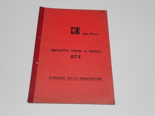 Alfa romeo impianto freni - romeo, a