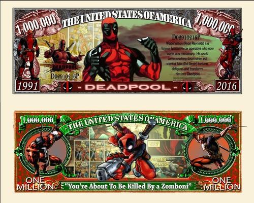 Deadpool billet 1 million - -,