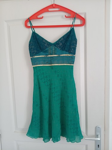 Robe vert emeraude 100 - robe, 100%