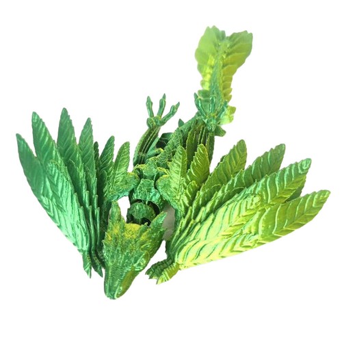 Dinamico drago stampato - in, 3d