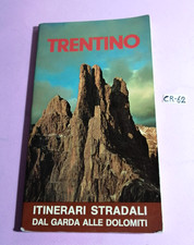 LIBRO GUIDA TURISTICA TRENTINO (ITINERARI STRADALI GARDA/DOMOLITI)-MANFRINI 1975
