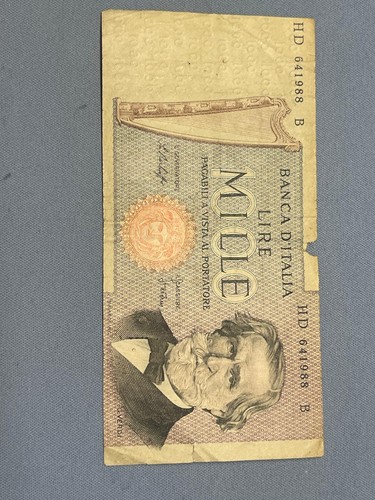 Banconota mille lire 1000 - banconota,