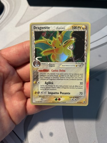 Carta pokemon dragonite - pokemon, ex