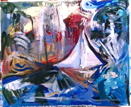Quadro surrealismo astratto