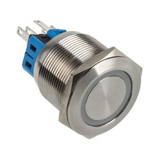 DimasTech PD059 Acciaio inox 25 mm ID Azione Alternata Colore Led Arancione
