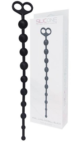 Fallo sfere silicone nero - a, in
