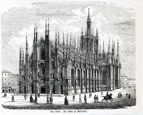 Milano 1877 picc incisione su - 1877, picc.