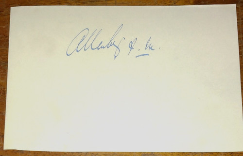 Autografo feldmaresciallo