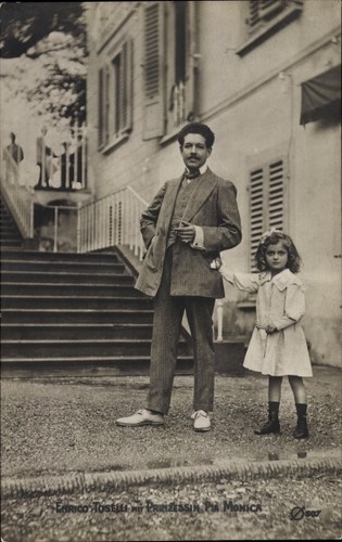 Cartolina enrico toselli - cartolina,