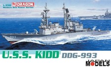 U.S.S. KIDD DDG-993 Plastic