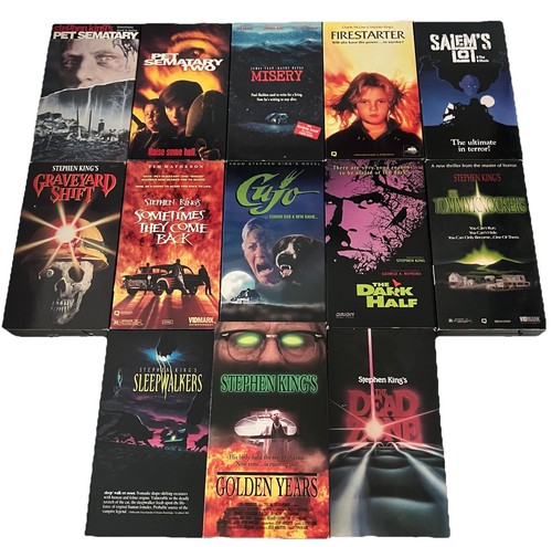 Stephen king lot vhs - lot, 13