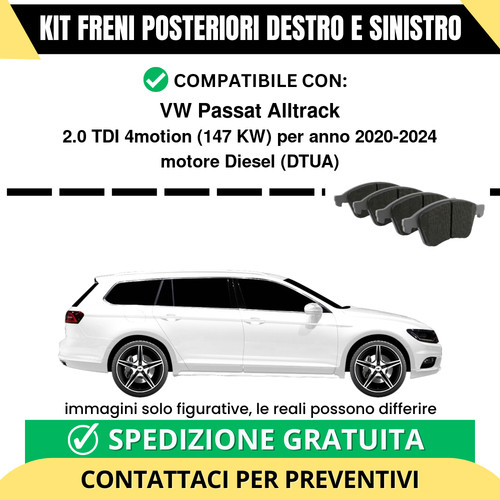 Pastiglie freno posteriori - pastiglie,