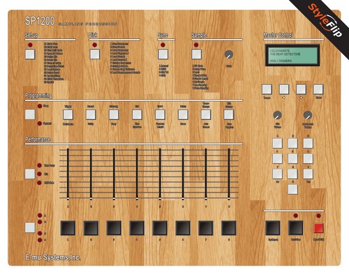1200 skin legno - e-mu, |